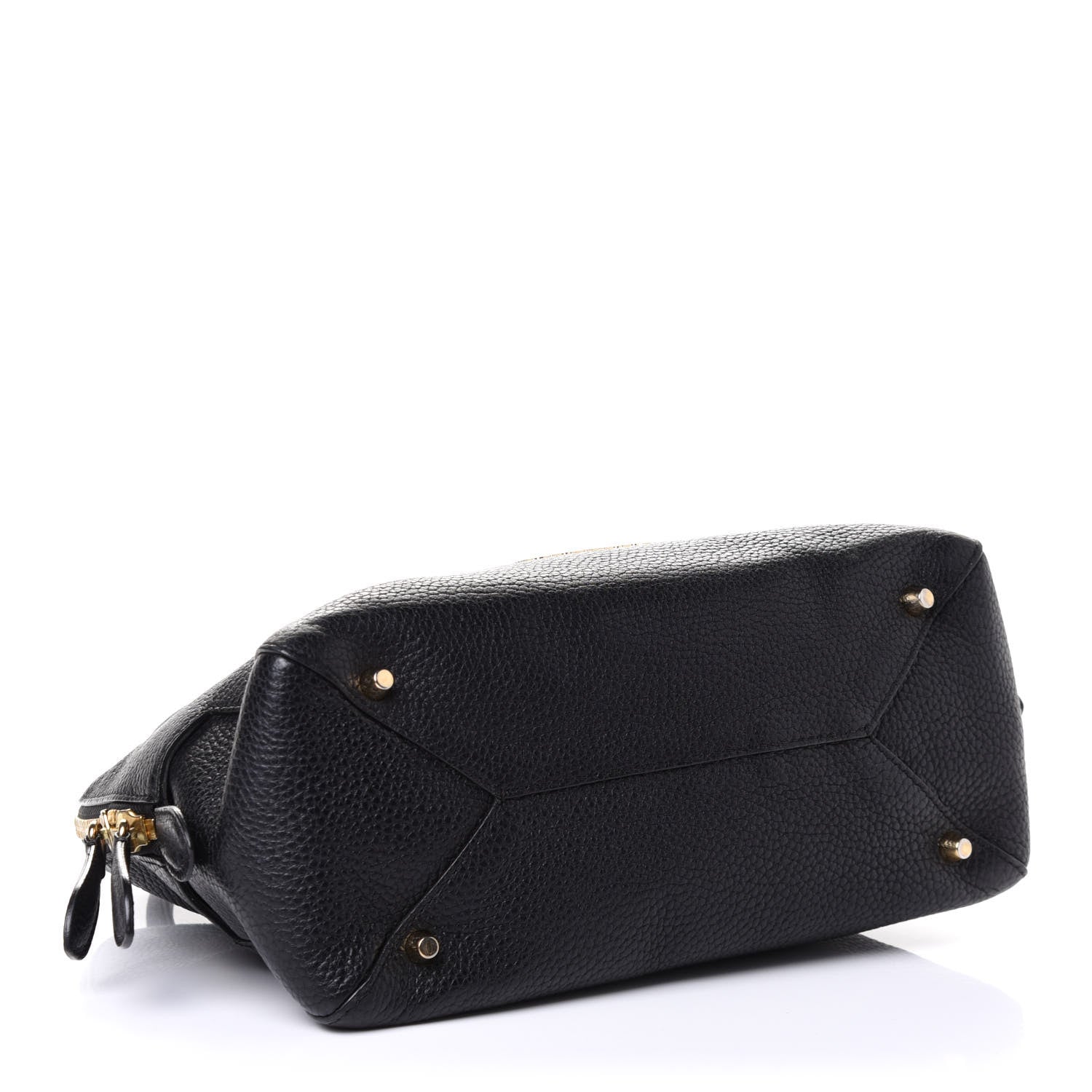 Burberry London Grainy Calfskin Small Greenwood Bowling Bag Black 5 of 8