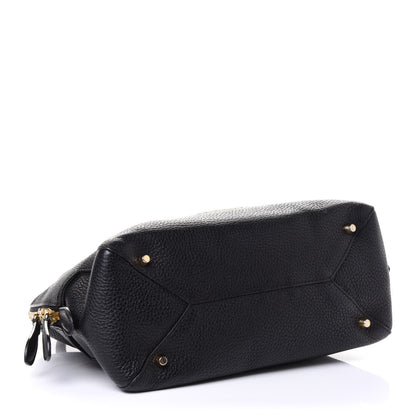 Burberry London Grainy Calfskin Small Greenwood Bowling Bag Black 5 of 8