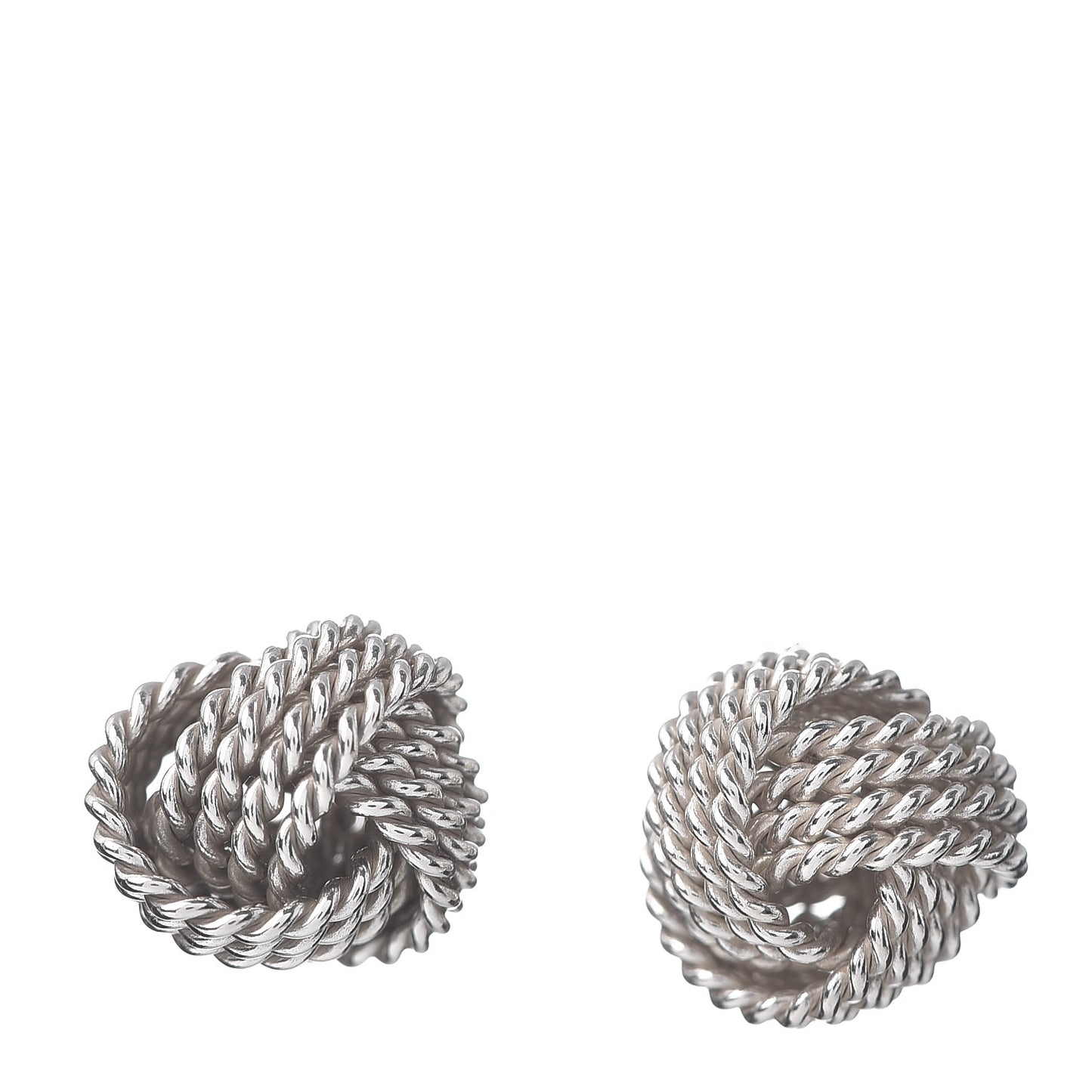 Sterling Silver Twist Knot Earrings