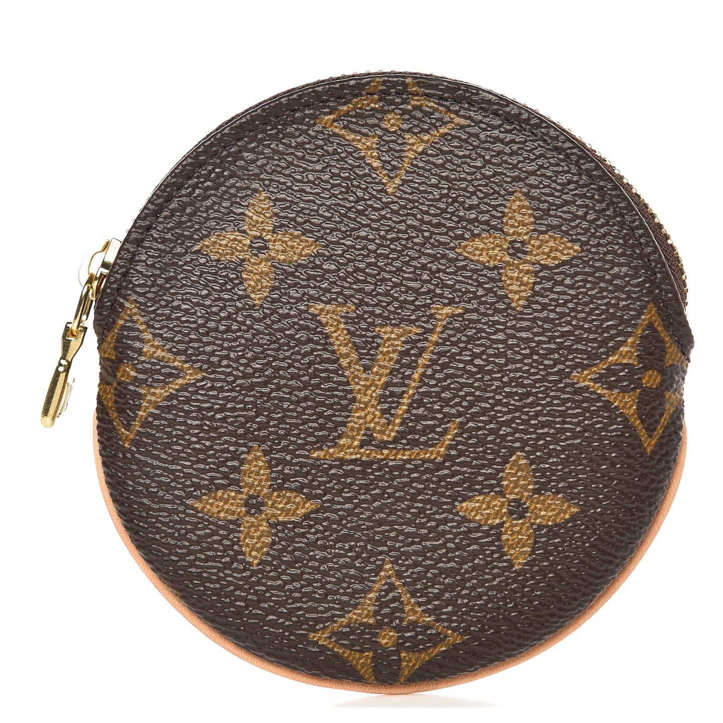 Monogram Round Coin Purse