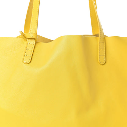 Mansur Gavriel Lambskin Oversized Tote Yellow 8 of 12