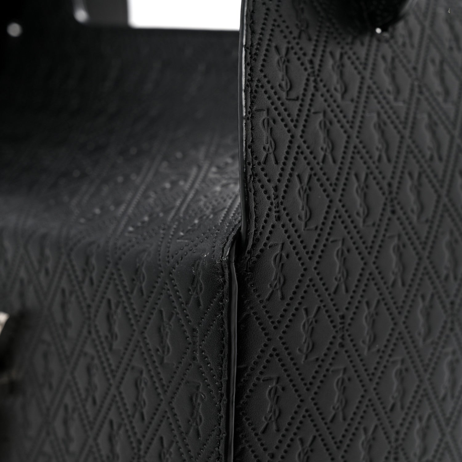 Saint Laurent Calfskin Monogram Take Away Box Black 15 of 15