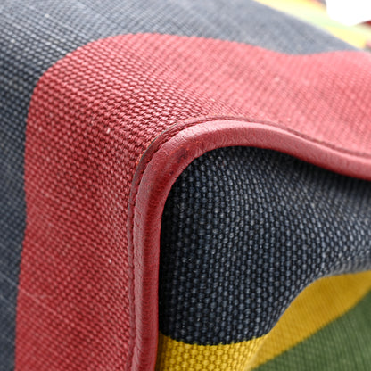 Gucci Canvas Marley Stripe Script Logo Large Gucci 100 Tote Bag Multicolor 15 of 15
