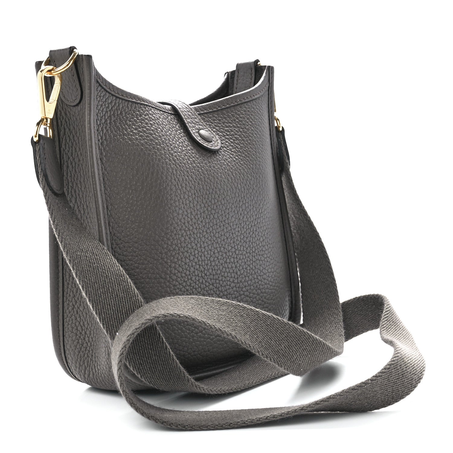 Hermes Taurillon Clemence Evelyne TPM Etain 3 of 9