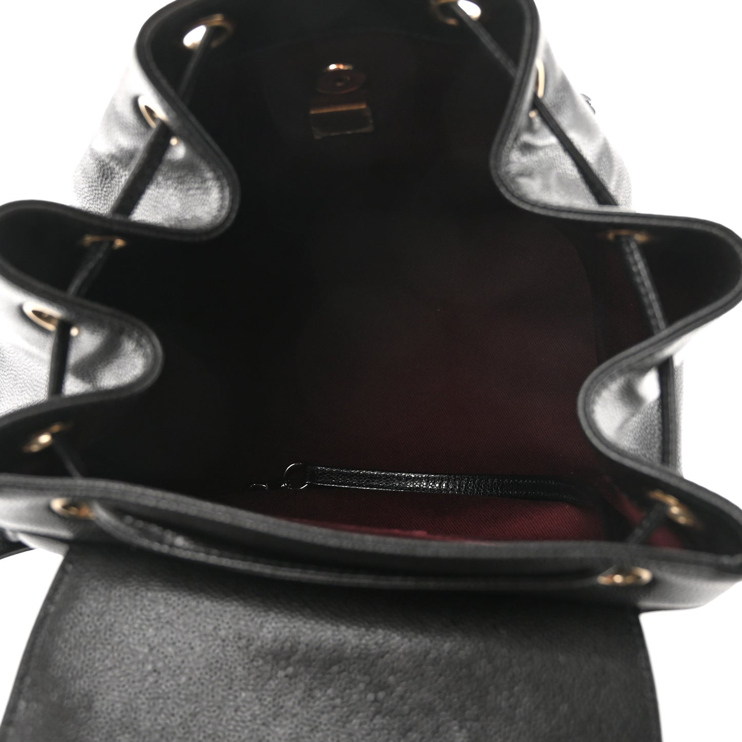 Caviar Quilted Business Affinity Backpack Black