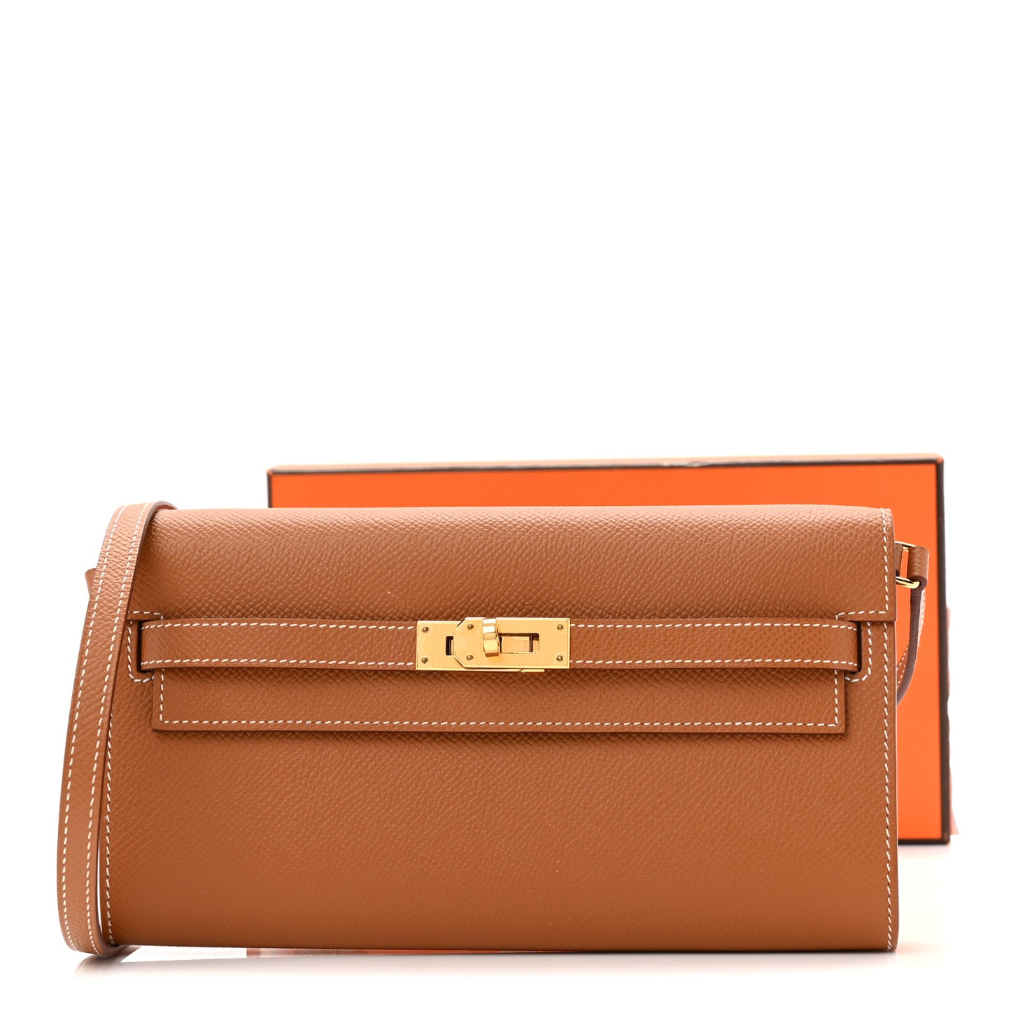 Epsom Kelly Wallet To Go Gold