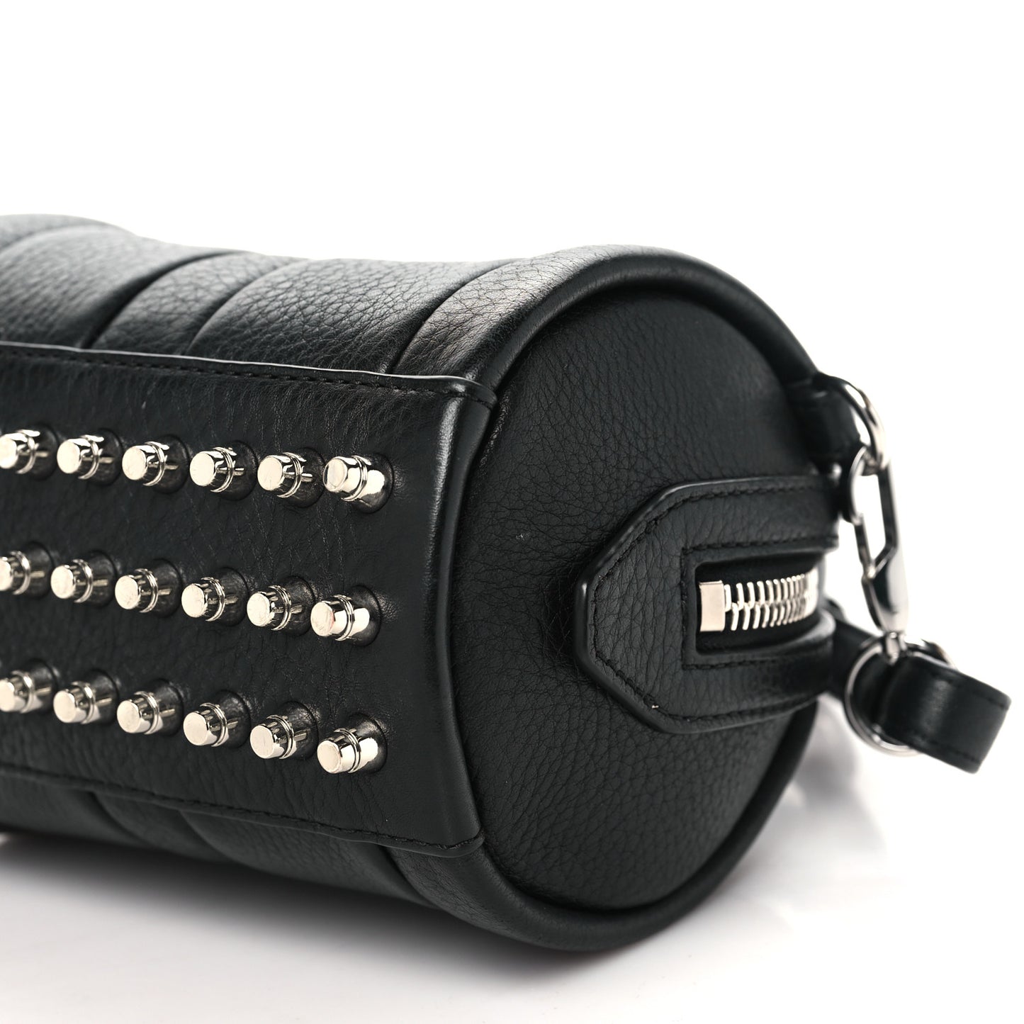 Pebbled Lambskin Baby Rockie Black Rhodium Hardware