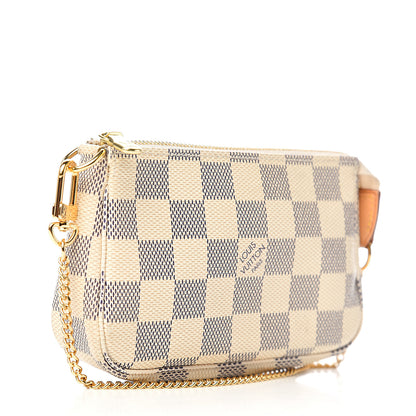 Louis Vuitton Damier Azur Mini Pochette Accessories 2 of 8