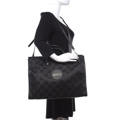 Gucci Econyl Nylon Monogram Large Off The Grid Tote Bag Black 2 of 11