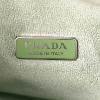 Prada Satin Crystal Mini Re-Edition 2000 Bag Acqua 6 of 10