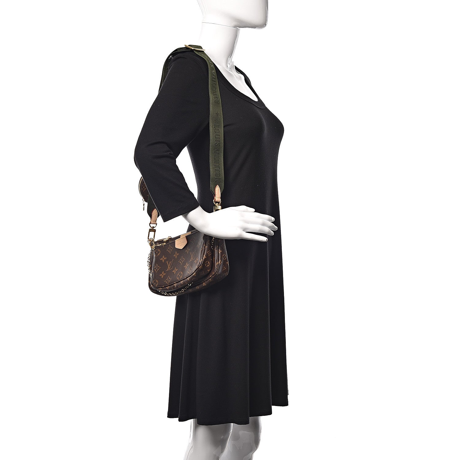 Louis Vuitton Monogram Multi Pochette Accessories Kaki 2 of 12