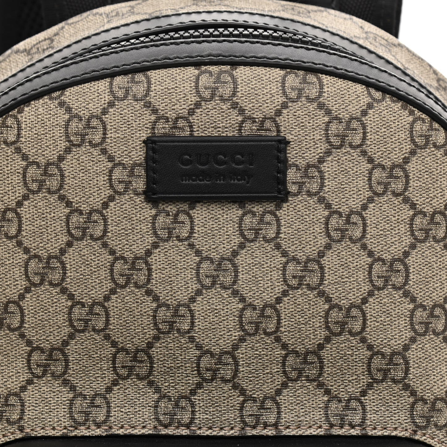 GG Supreme Monogram Small Eden Day Backpack Black