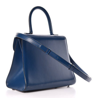 Delvaux Box Calfskin Brillant MM Satchel Blue De Prusse 3 of 12