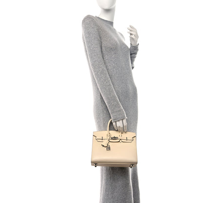 Hermes Epsom Birkin Sellier 25 Nata 2 of 13