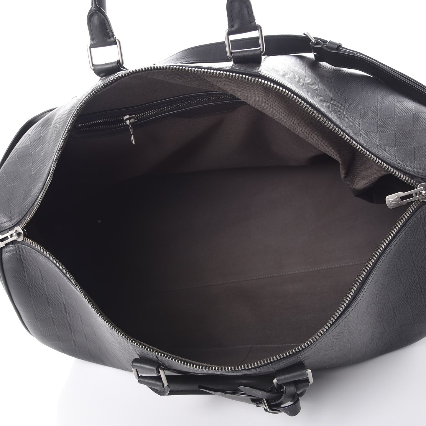 Damier Infini Keepall Bandouliere 55 Onyx