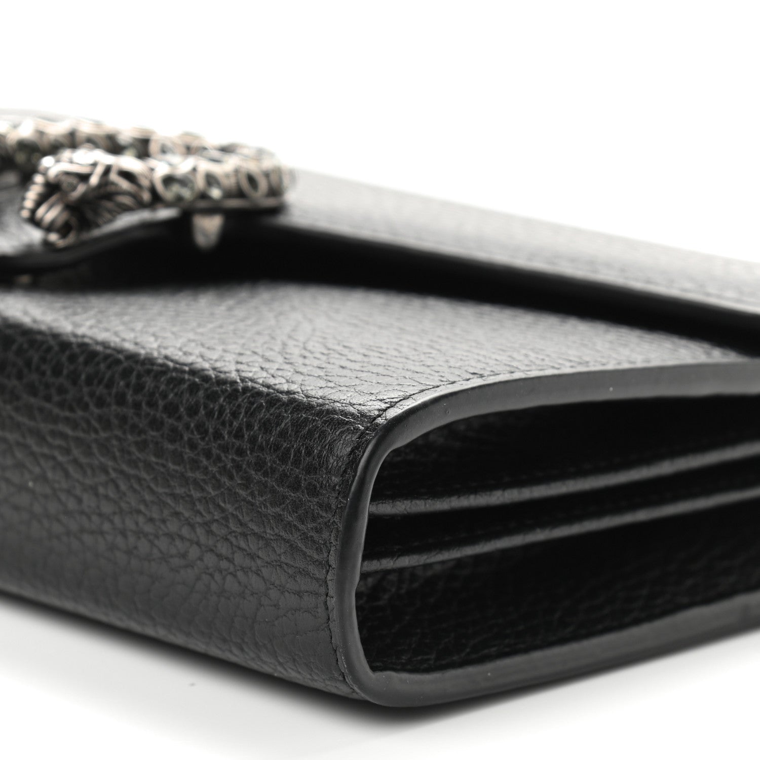 Gucci Calfskin Mini Dionysus Chain Wallet Black 10 of 10