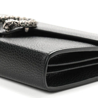 Gucci Calfskin Mini Dionysus Chain Wallet Black 10 of 10