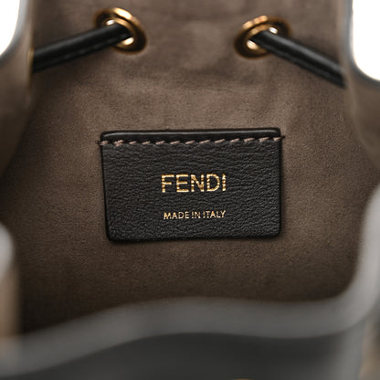 Fendi Vitello Liberty Lucido F is Fendi Mini Mon Tresor Bucket Bag Black 6 of 11