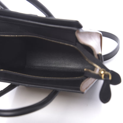 Celine Satin Calfskin Nano Tri-Color Luggage Seashell 5 of 14