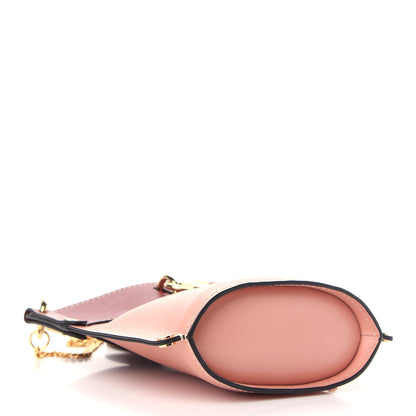 Chloe Shiny Calfskin Goatskin Mini Aby Bi-Color Bucket Fallow Pink 4 of 8