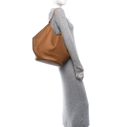 Khaite Calfskin Medium Lotus Tote Nougat 2 of 11
