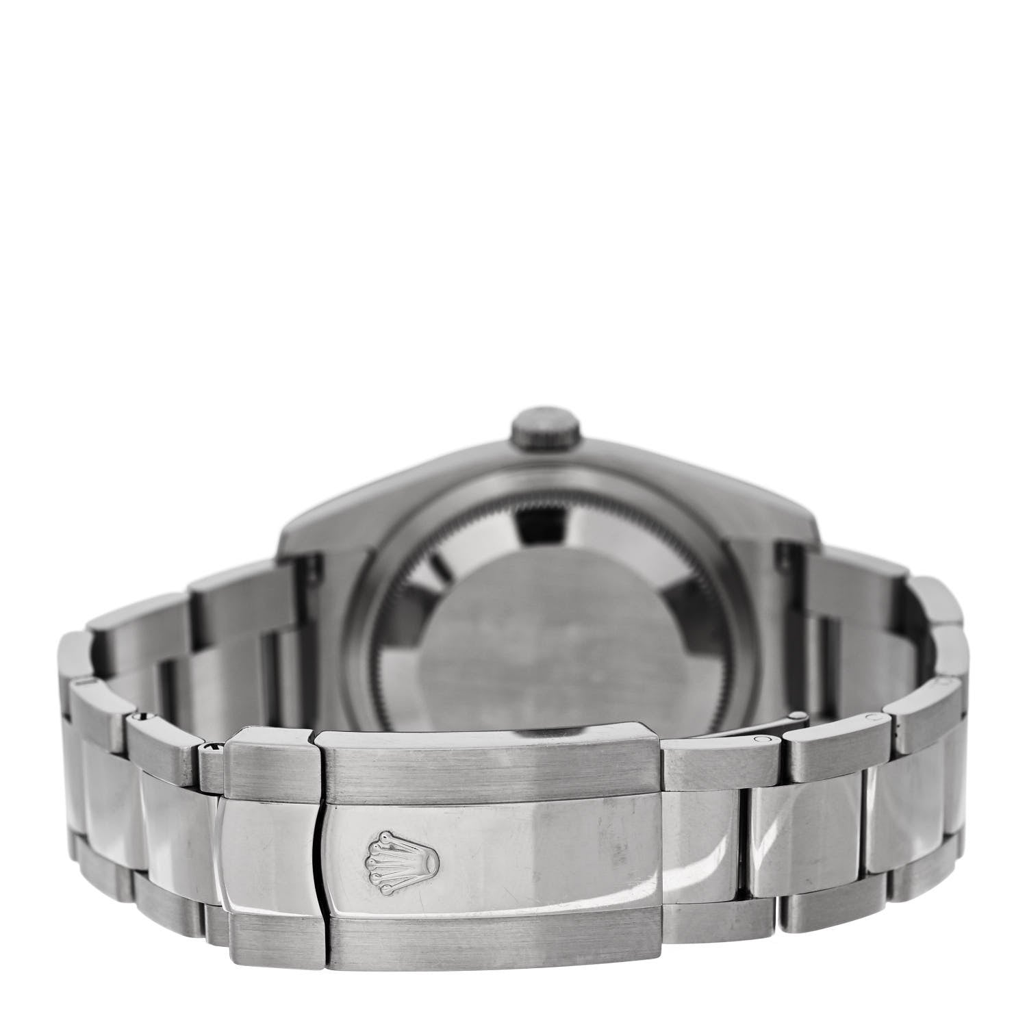 Rolex Stainless Steel 36mm Oyster Perpetual Datejust Watch Black 116200 3 of 4