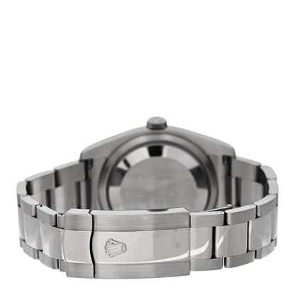 Rolex Stainless Steel 36mm Oyster Perpetual Datejust Watch Black 116200 3 of 4
