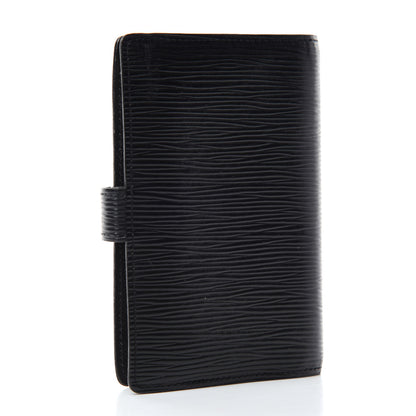 Louis Vuitton Epi Small Ring Agenda Cover Black 3 of 7