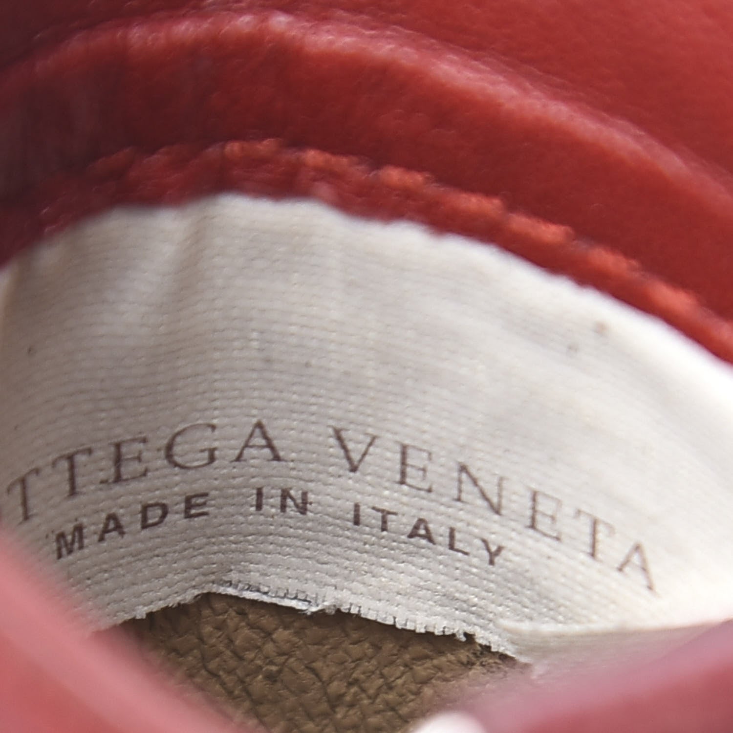 Bottega Veneta Nappa Intrecciato Card Case Crimson 6 of 8