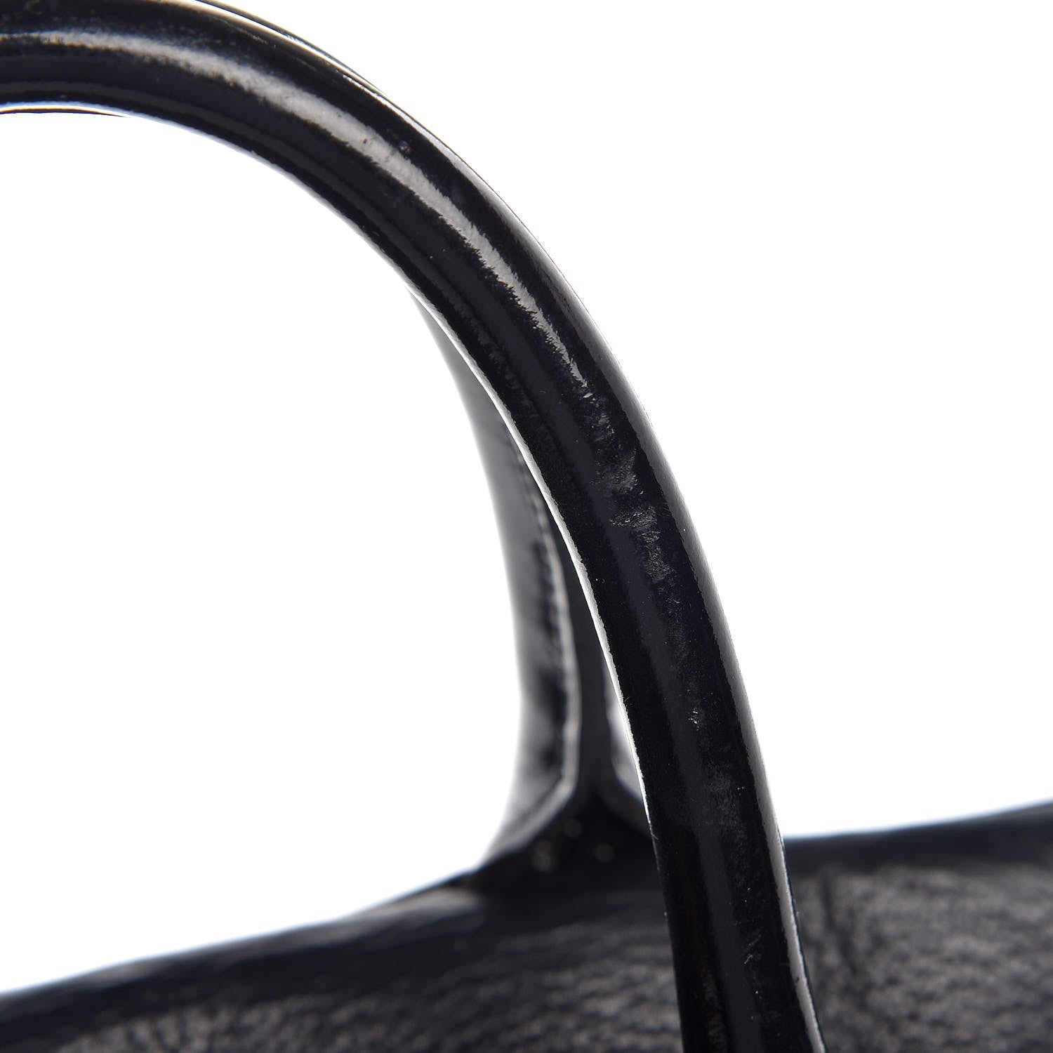 Chanel Caviar Patent Large Bowler Black 9 of 16