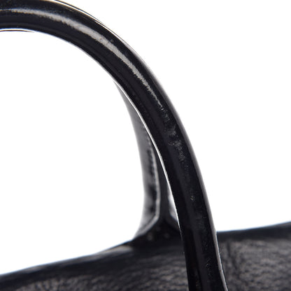 Chanel Caviar Patent Large Bowler Black 9 of 16
