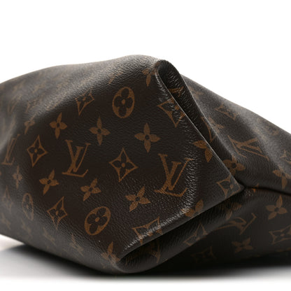 Louis Vuitton Monogram Flower Zipped Tote MM Black 8 of 8