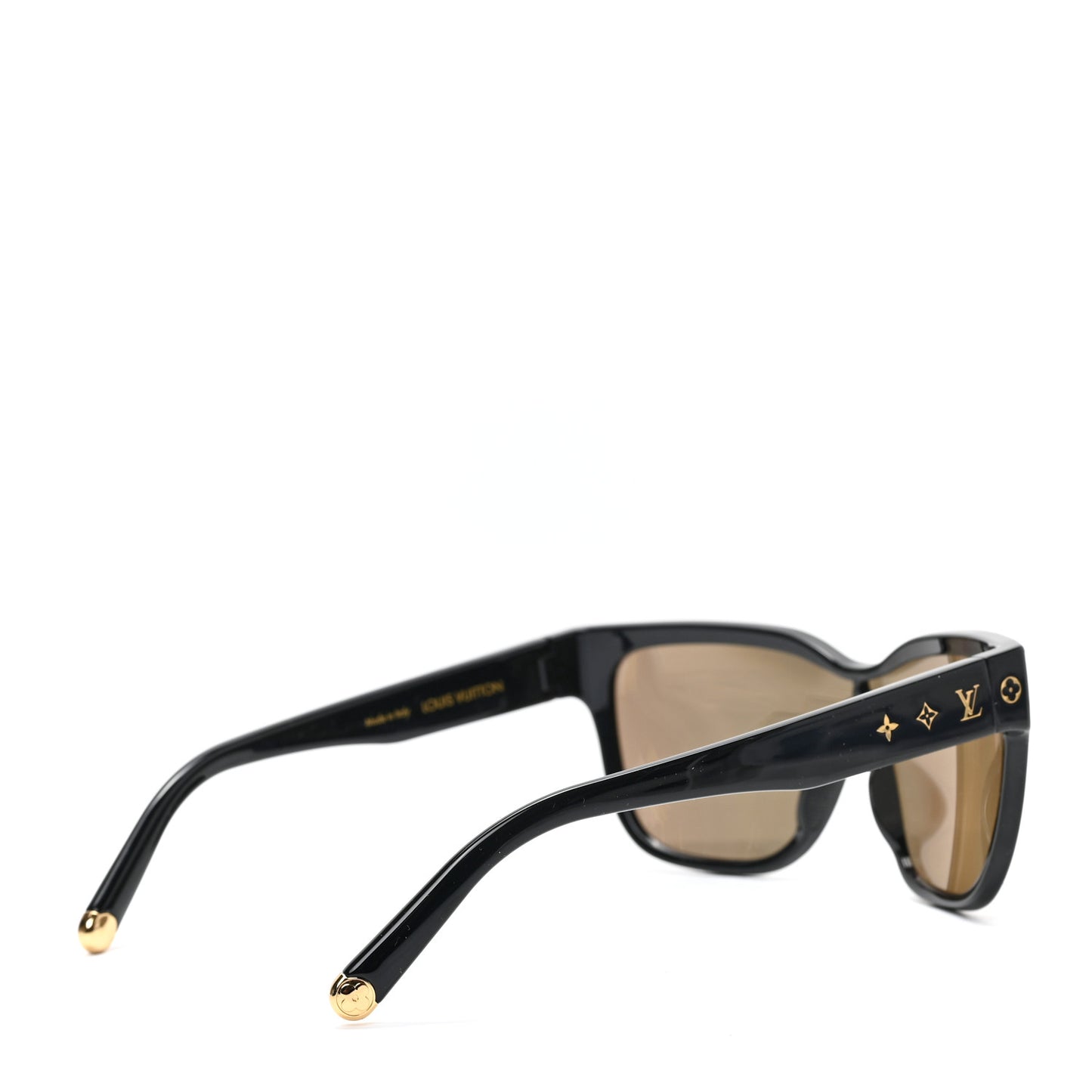 Nylon LV Shadow Square Sunglasses Z1843U Black