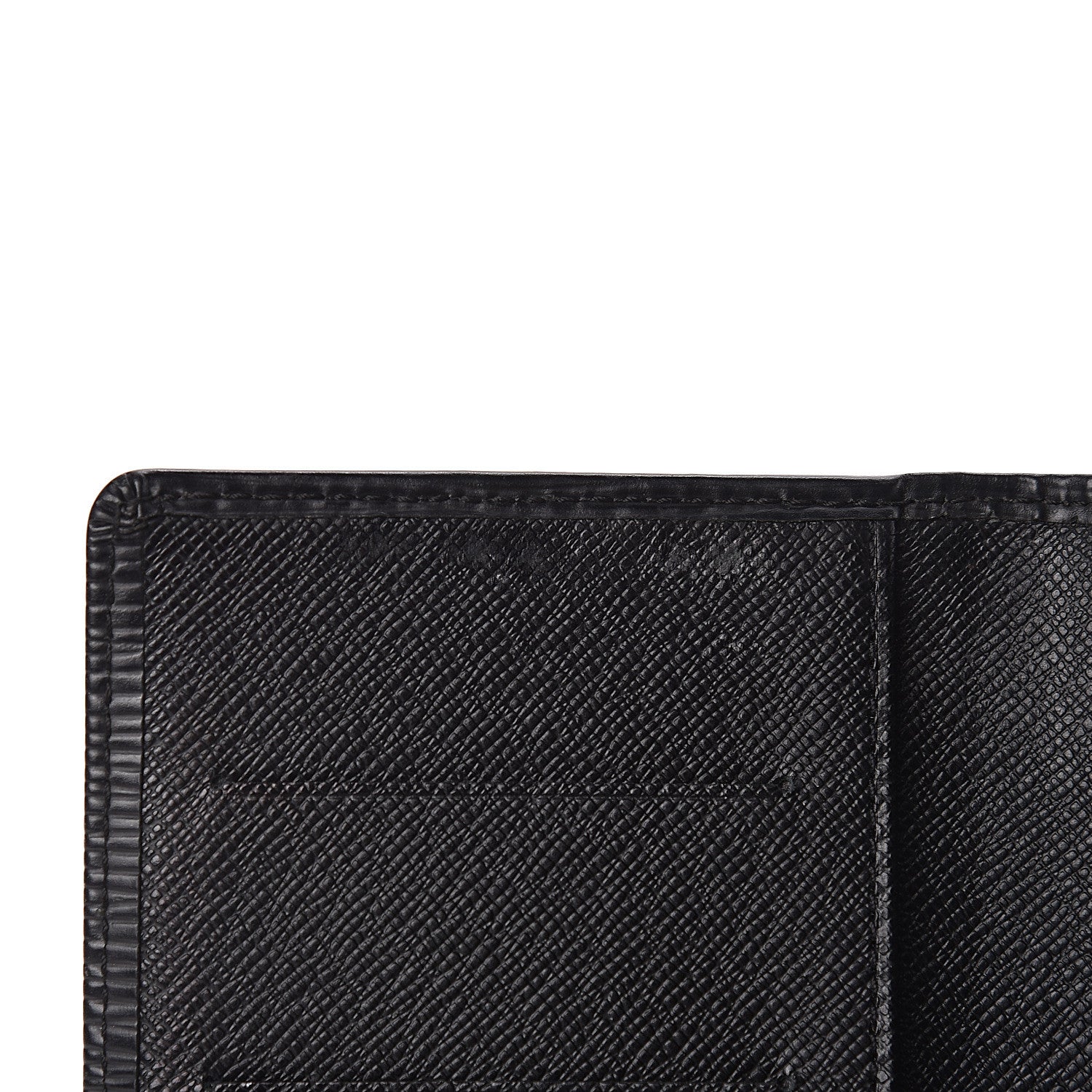 Louis Vuitton Epi Checkbook Cover Black 9 of 9