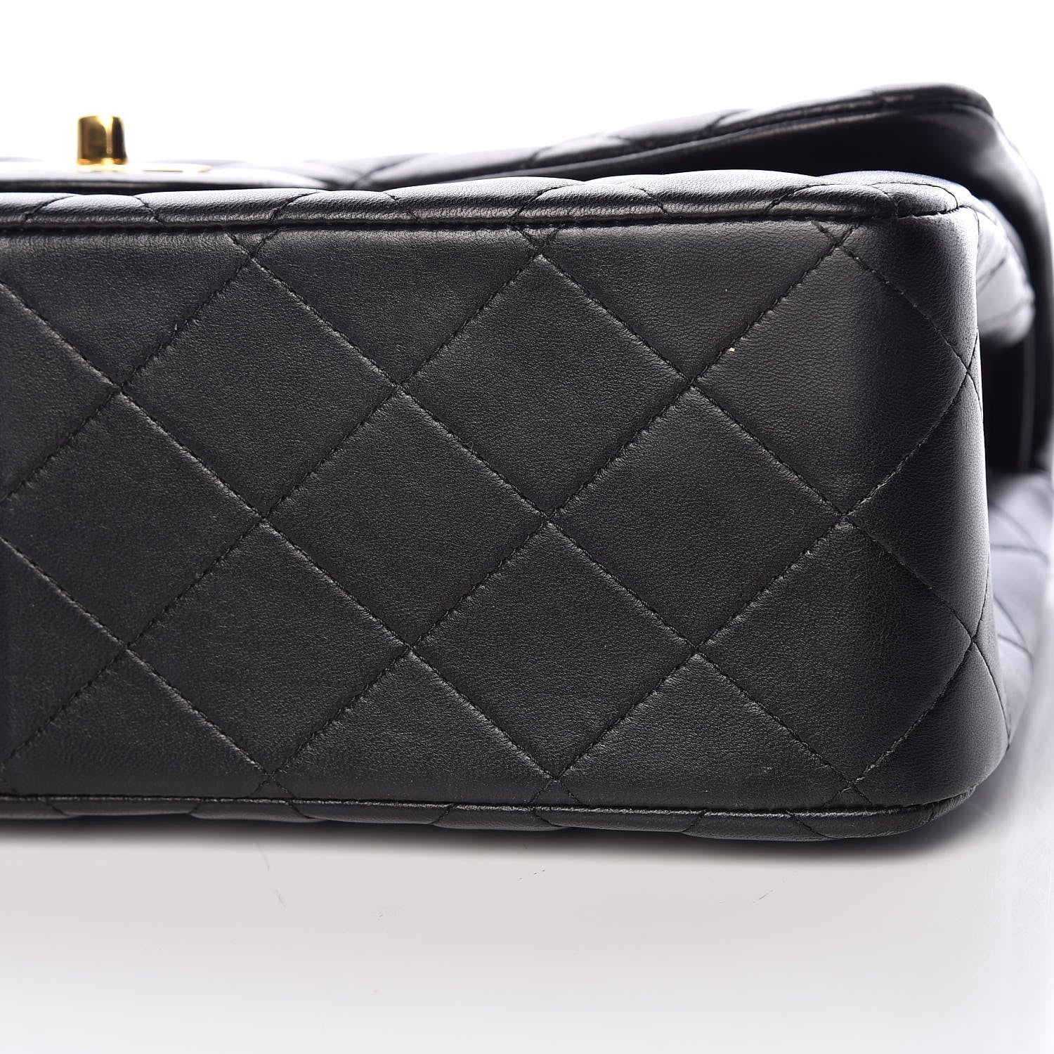 Chanel Lambskin Quilted Jumbo Double Flap Black 11 of 11
