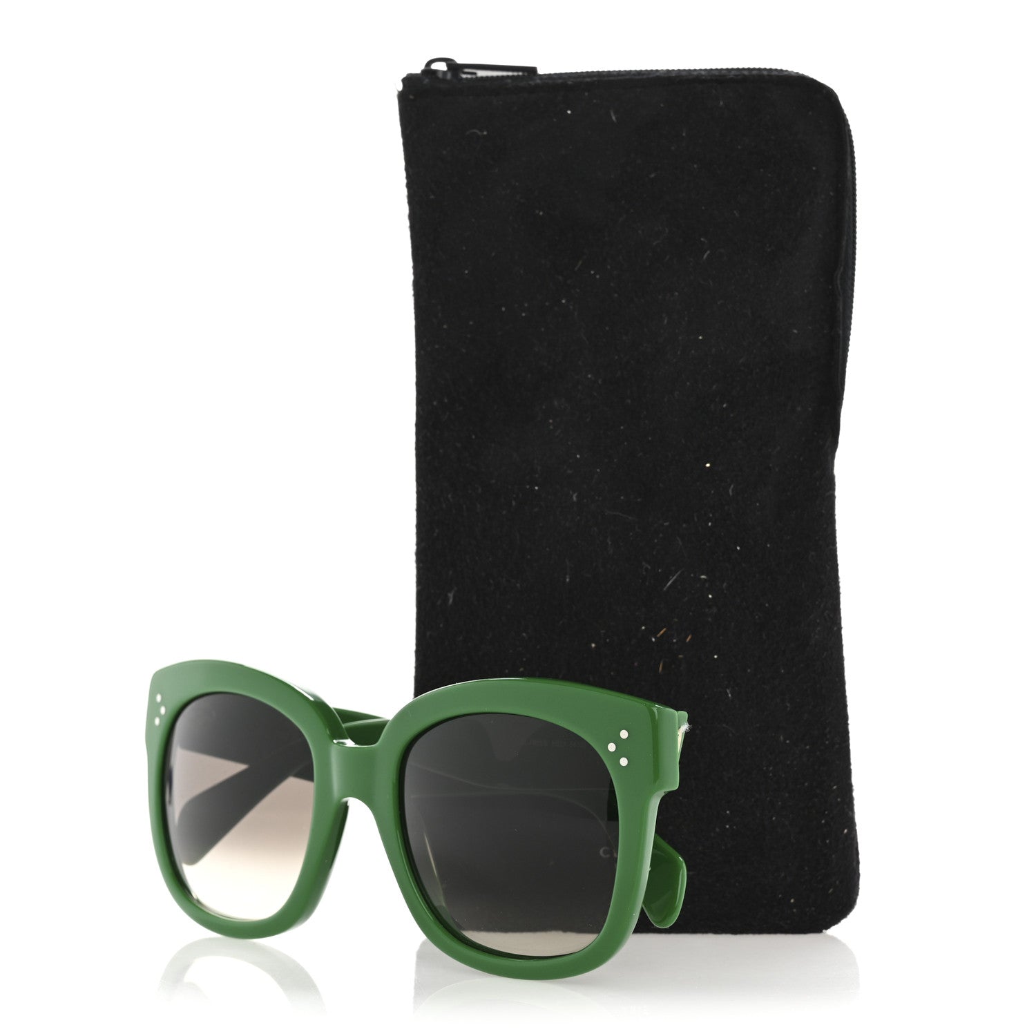 Celine New Audrey Sunglasses CL 41805/S Green 8 of 8