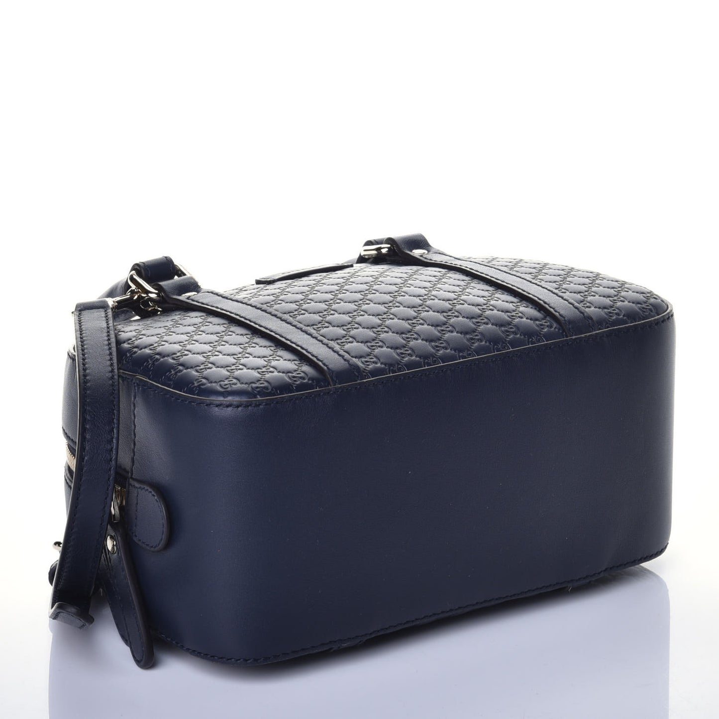 Soft Microguccissima Small Crossbody Bag Blue