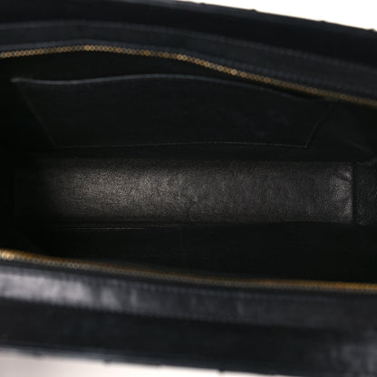 Chanel Lambskin Stitched Shoulder Bag Black 5 of 9