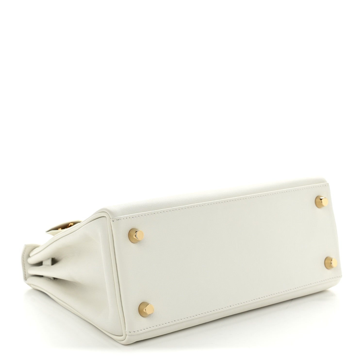Hermes Swift Kelly Retourne 25 White 4 of 10