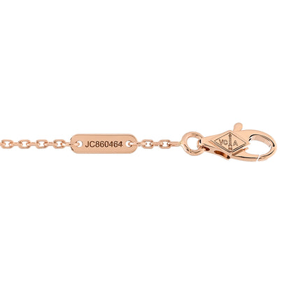 Van Cleef & Arpels 18K Rose Gold Ruby Mini Frivole Bracelet 4 of 5