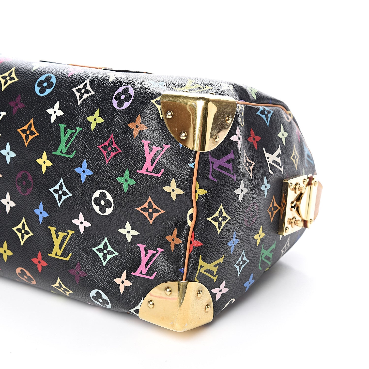 Louis Vuitton Monogram Multicolor Speedy 30 Black 7 of 9