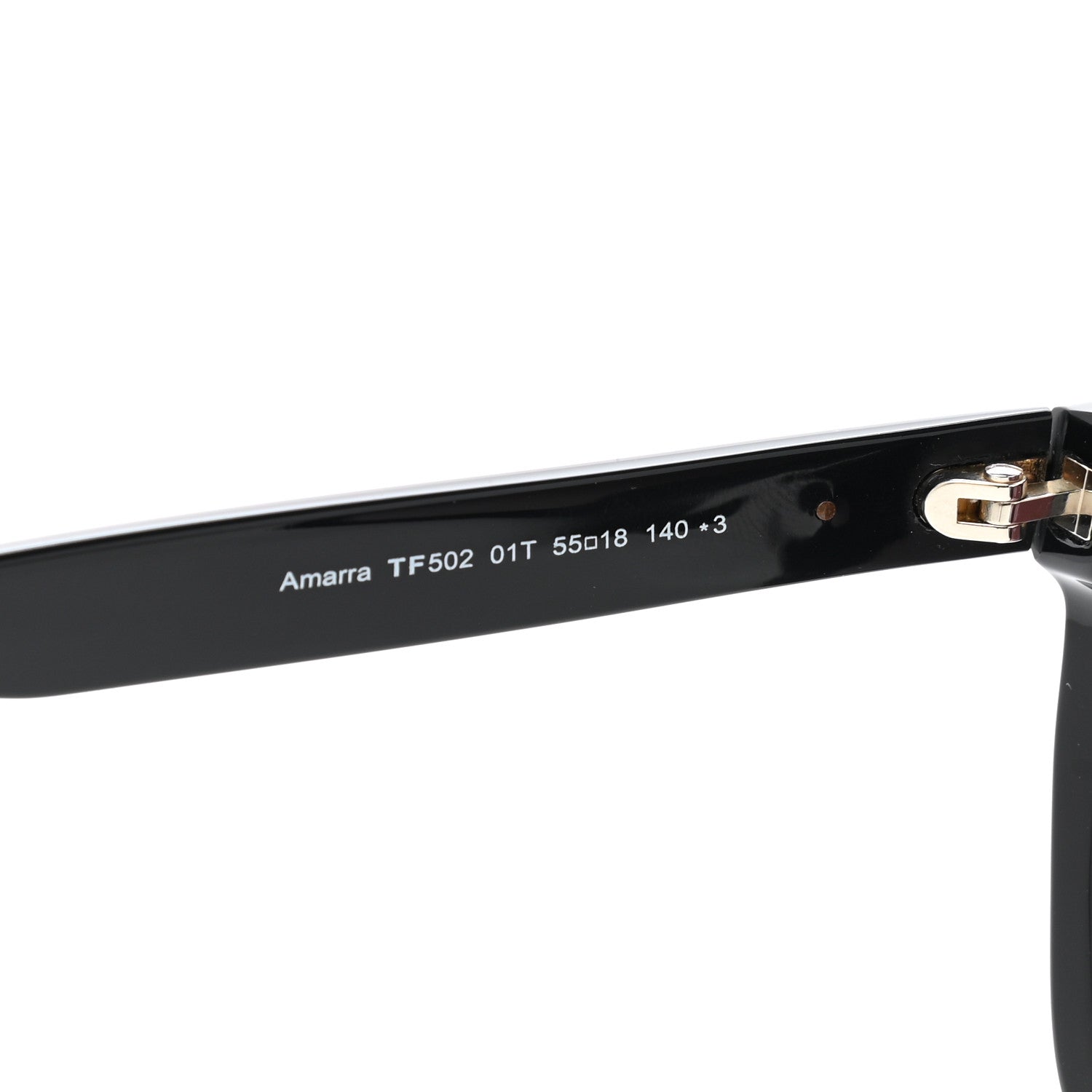 Tom Ford Amarra Sunglasses TF502 Black 6 of 8