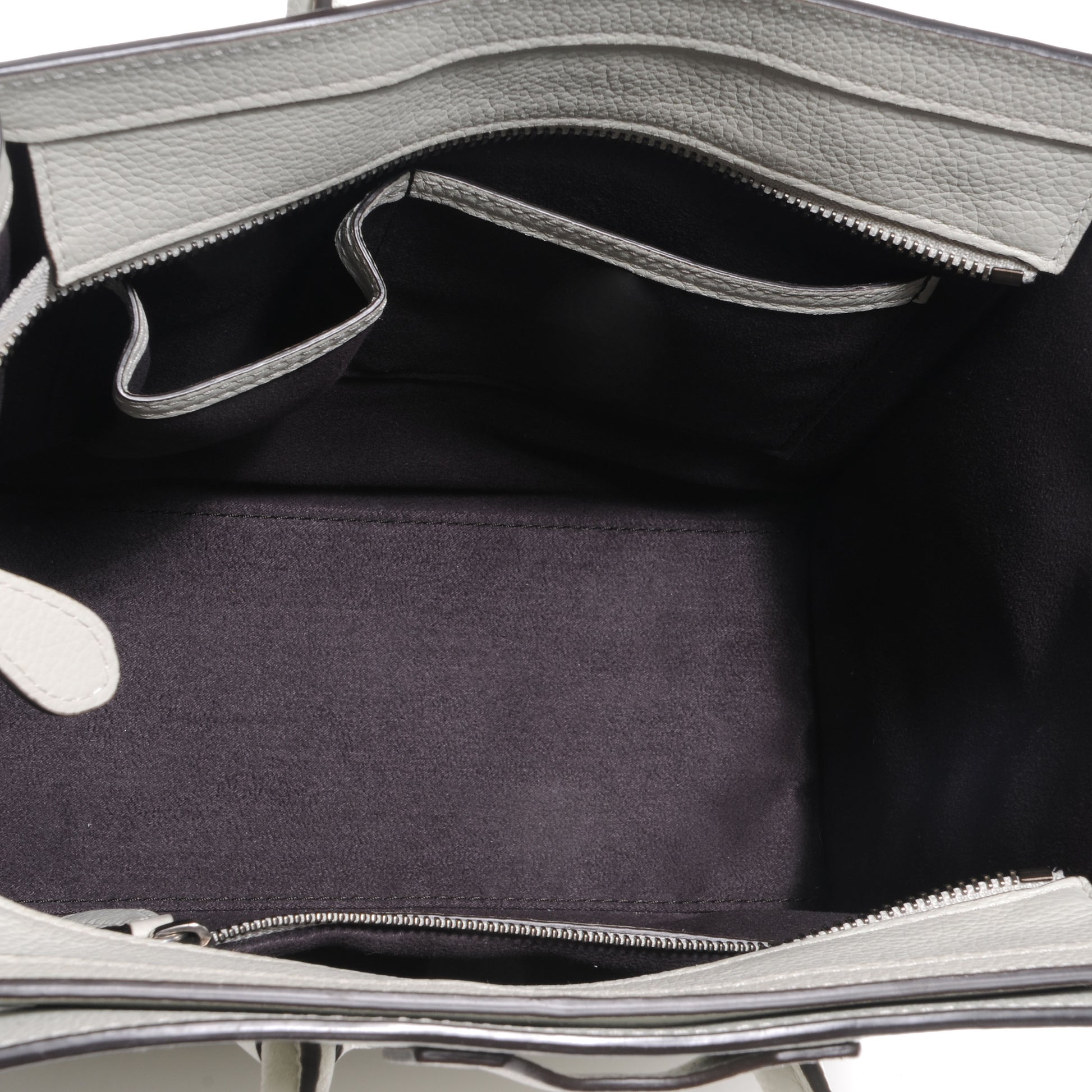 Celine Drummed Leather Micro Luggage Lune 5 of 8