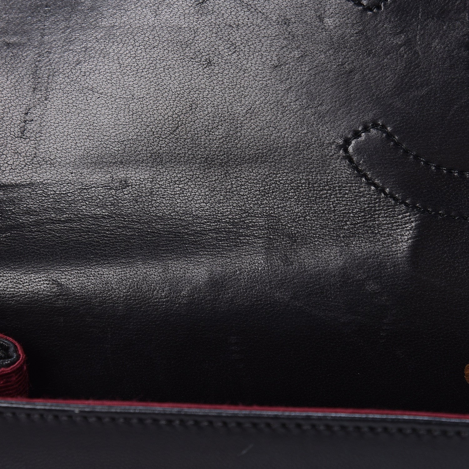 Chanel Lambskin Quilted Medium Double Flap Black 12 of 19