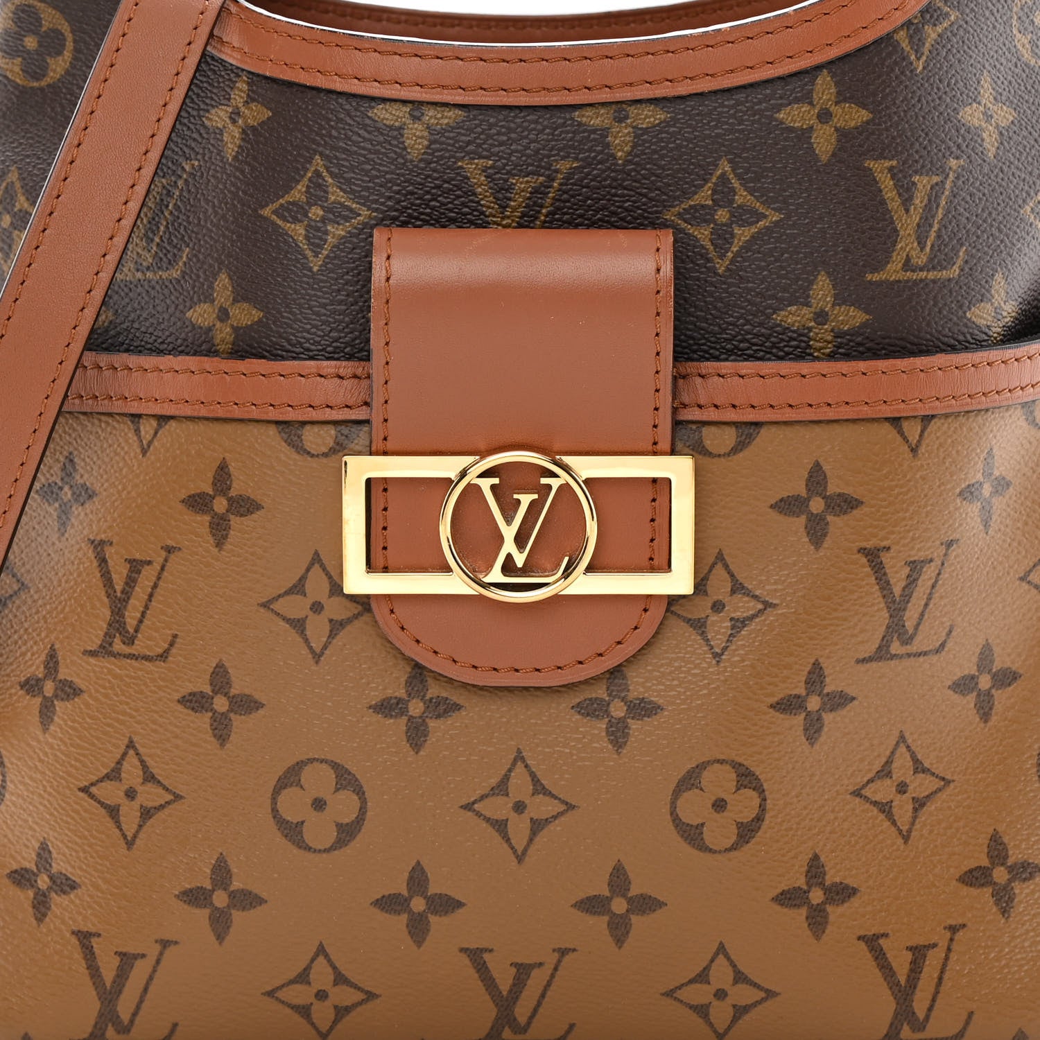 Louis Vuitton Reverse Monogram Dauphine Hobo PM 8 of 15