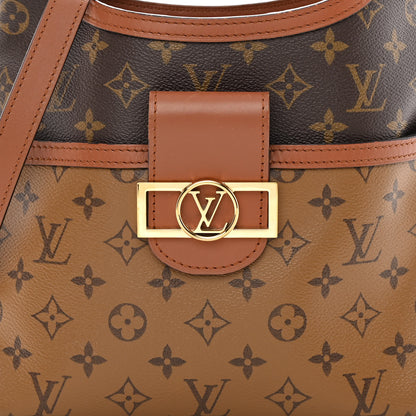 Louis Vuitton Reverse Monogram Dauphine Hobo PM 8 of 15