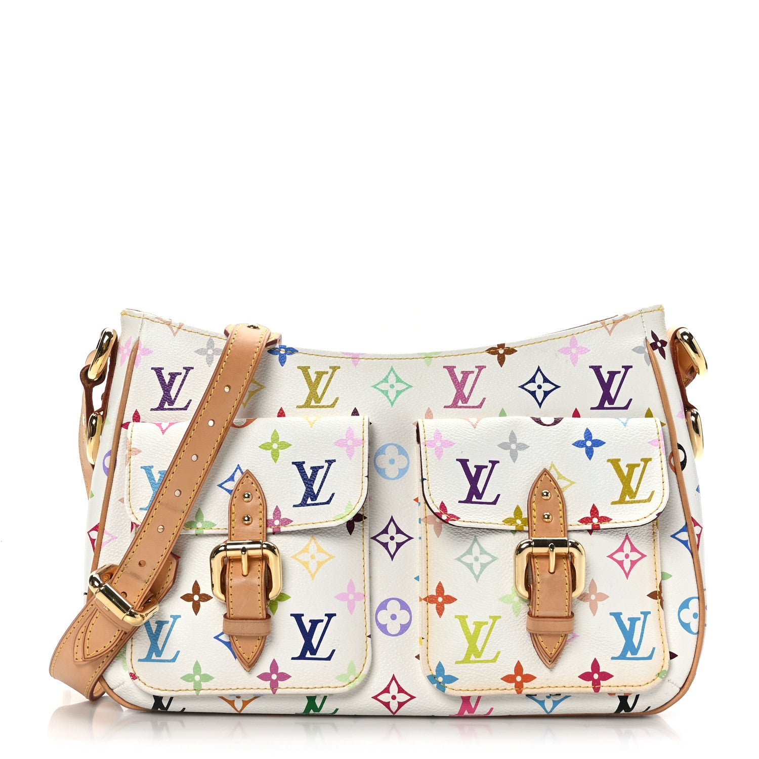 Louis Vuitton Monogram Multicolor Lodge GM White 1 of 8