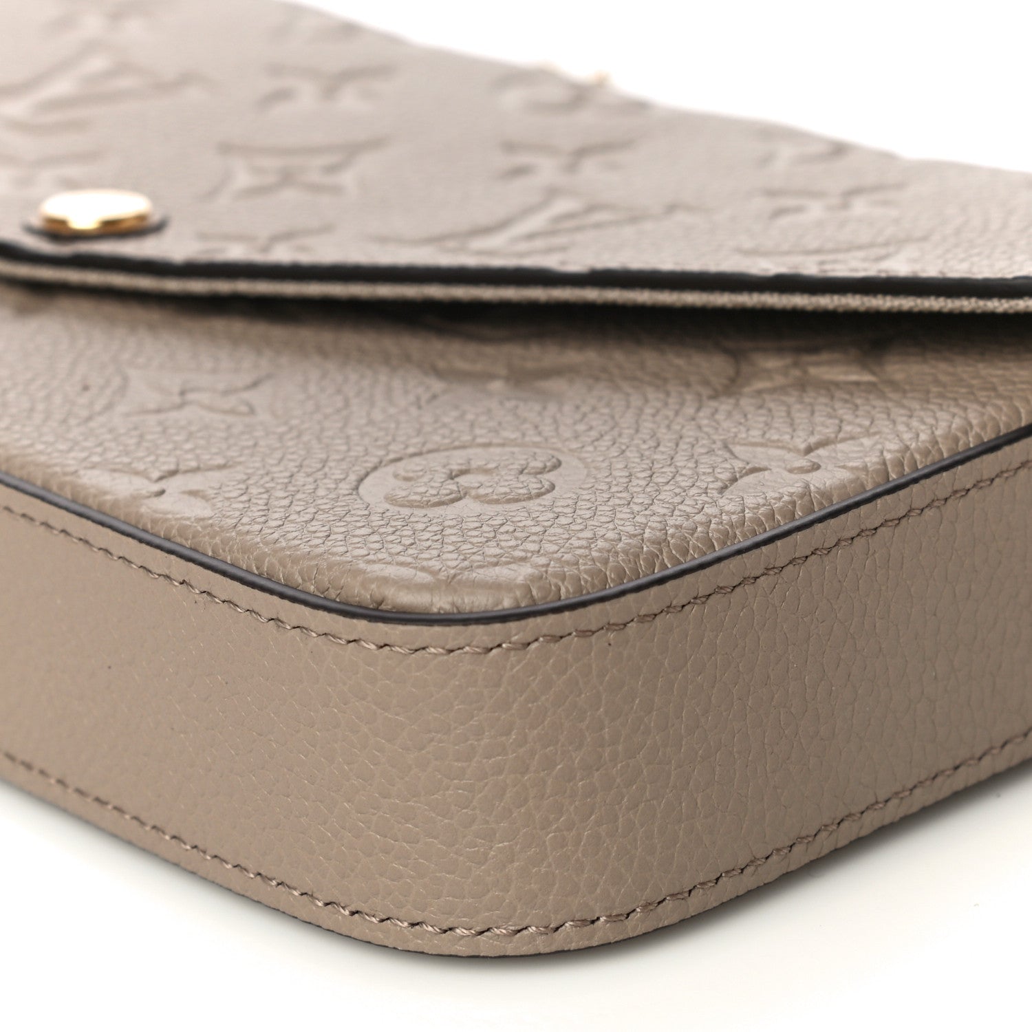 Louis Vuitton Empreinte Pochette Felicie Chain Wallet Tourterelle 8 of 9