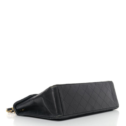 Chanel Lambskin Quilted XL Jumbo Single Flap Black 3 of 19