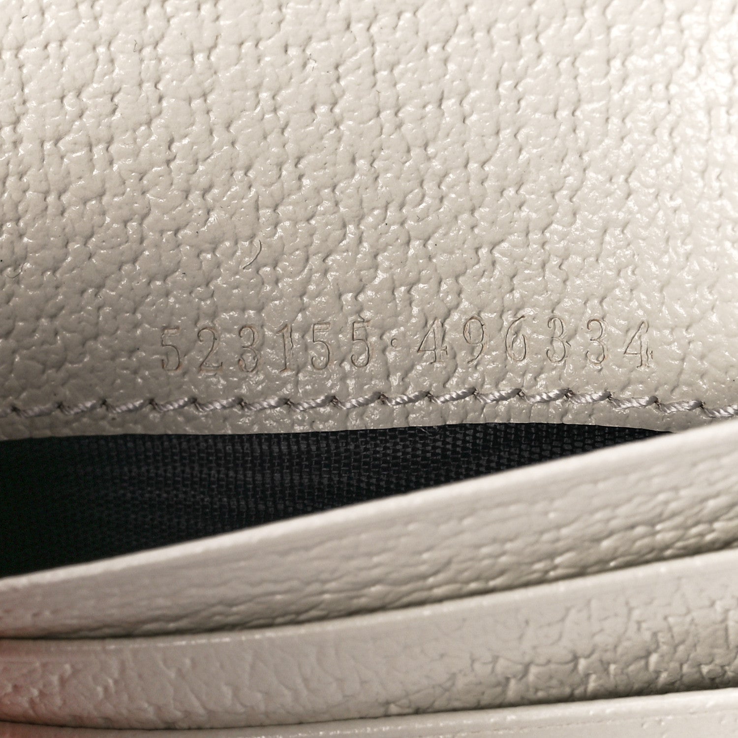 Gucci GG Supreme Monogram Textured Dollar Calfskin Web Ophidia Card Case Beige Ebony Mystic White 7 of 14